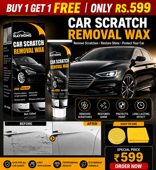 Car Scratch Remover Wax – Buy 1 Get 1 Free | Get 2 for Just ₹599!